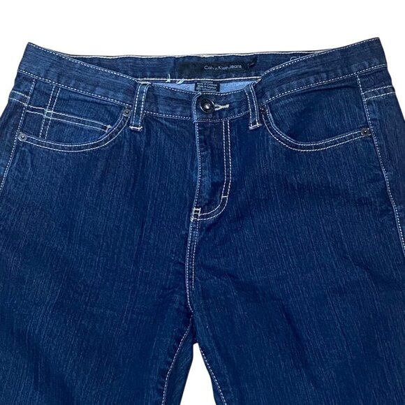 Calvin Klein Skinny Jeans in Dark Indigo Blue Size 10 - Picture 2 of 7